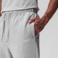 0840. Tech Essential™ Straight Leg Sweats - Heather Grey -Fashion Shop HeatherGrey StraightSweatpants 3