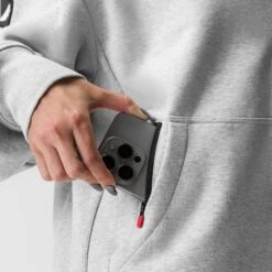 ASRV X Equinox Sorona® French-Terry Oversized Zip Hoodie - Heather Grey -Fashion Shop HeatherGrey Terry ZipHoodie5