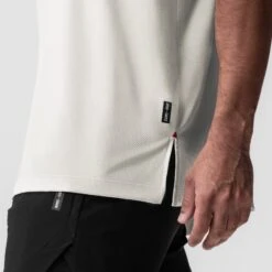 0822. AeroSilver® Oversized Tee - Ivory Cream -Fashion Shop IVORYCREAM OversizedTee3