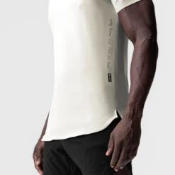 0767. Supima® Established Tee - Ivory Cream -Fashion Shop IVORYCREAM Supima EstTee3