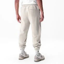 0655. Tech-Terry™ Oversized Sweats - Ivory Cream "Emblem" -Fashion Shop Ivory Cream 0655 OversizedSweats Back