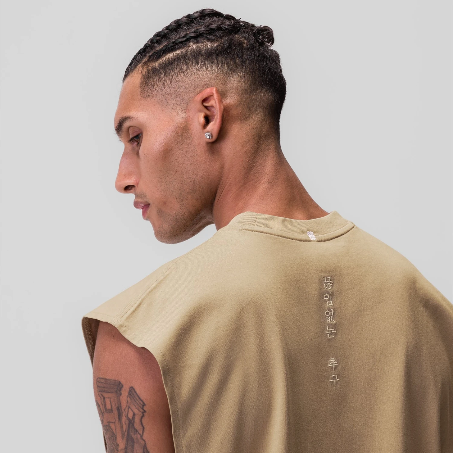 0845. Tech Essential™ Rocker Cutoff - Khaki 6 0845. Tech Essential™ Rocker Cutoff - Khaki - Image 4