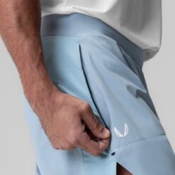 1064. Tetra-Lite® 6" Bonded Training Short - Light Sky -Fashion Shop LIGHTSKY 1064 TetraLite 6 TrainingShort 8