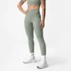 ASRV X Equinox Lycra® 7/8 Legging - Sage -Fashion Shop Legging Bra Sage Front Side 8f244477 a473 4533 a0d0 d2a24f671ae0