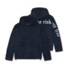 0553. Sherpa Recovery Hoodie - Navy/White -Fashion Shop NAVY HoodieHangdownSaturated