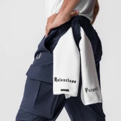 0825. Tetra-Lite® Cargo High Rib Jogger - Navy "Reflective" -Fashion Shop NAVY Reflective CargoHiRib2
