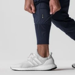 0825. Tetra-Lite® Cargo High Rib Jogger - Navy "Reflective" -Fashion Shop NAVY Reflective CargoHiRib6