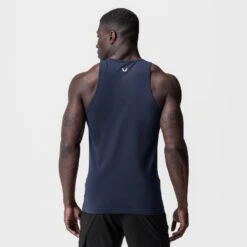 0924. Supima® Essential Slim Tank - Navy -Fashion Shop NAVY Supima SlimTank1