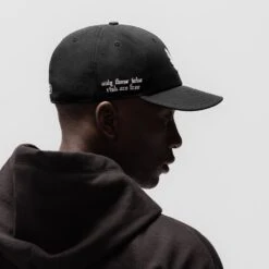 New Era® 59Fifty® Low Profile Hat - Black/White "Wings" -Fashion Shop NewEra Black LowProHat 2