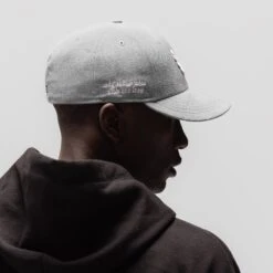 New Era® 59Fifty® Low Profile Hat - Heather Grey/White "Wings" -Fashion Shop NewEra HEATHERGREY LowProHat 1