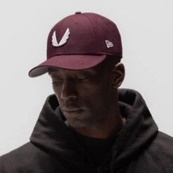 New Era® 59Fifty® Low Profile Hat - Maroon/White "Wings" -Fashion Shop NewEra MAROON LowProHat