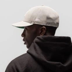 New Era® 59Fifty® Low Profile Hat - Stone/White "Wings" -Fashion Shop NewEra STONE LowProHat 2