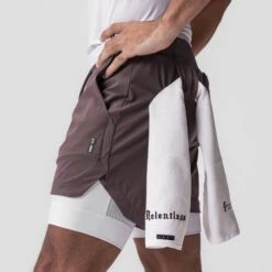 0865. Tetra-Lite® 5" Liner Short - Nightshade "Cyber"/White -Fashion Shop Nightshade CyberLiner Shorts5