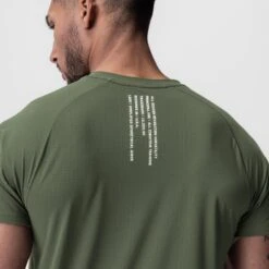 0948. Laser-Vent™ Established Tee - Olive -Fashion Shop OLIVE 0948 EstTee2