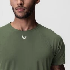 0948. Laser-Vent™ Established Tee - Olive -Fashion Shop OLIVE 0948 EstTee4