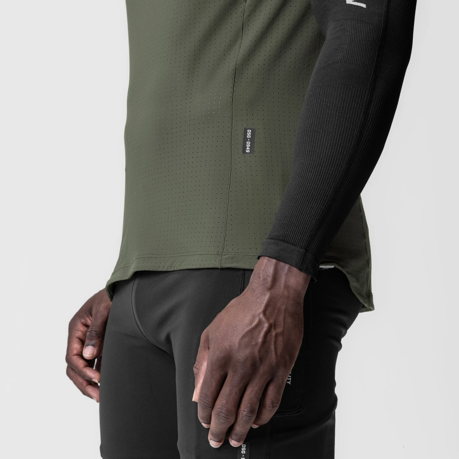 0949. Laser-Vent™ Singlet Tank - Olive 8 0949. Laser-Vent™ Singlet Tank - Olive - Image 6