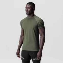 0839. 3D-Lite® 2.0 Lycra® Fitted Tee - Olive "OTWR" 8 0839. 3D-Lite® 2.0 Lycra® Fitted Tee - Olive "OTWR" -Fashion Shop OLIVE 3DL FittedTee