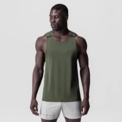 0833. 3D-Lite® 2.0 Lycra® Pro Singlet - Olive -Fashion Shop OLIVE 3DL Singlet