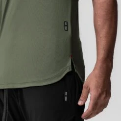 0660. AeroSilver® Established Tee - Olive -Fashion Shop OLIVE EstablishedTee3