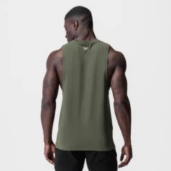 0926. Supima® Muscle Tank - Olive -Fashion Shop OLIVE Supima MuscleTank1