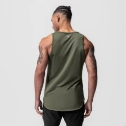 0830. AeroSilver® Tank Top - Olive -Fashion Shop OLIVE TankTop1