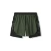 0953. Aerotex™ Hybrid Liner Short - Olive/Black