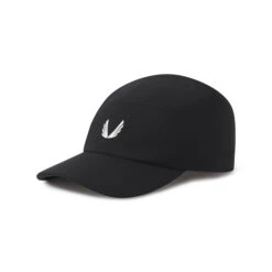 0813. Tetra-Lite® Vented Hat - Black/White "Wings"