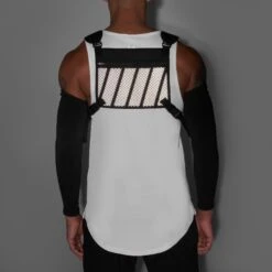 0634. Conditioning Chest Pack - Grey Reflective -Fashion Shop Photo107 Edit
