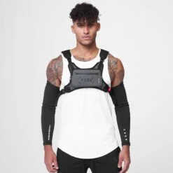 0634. Conditioning Chest Pack - Grey Reflective -Fashion Shop Photo125 Edit