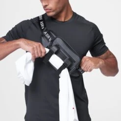 0197. Small Crossbody Bag - Grey Reflective -Fashion Shop Photo151 Edit