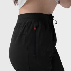 W032. Tetra-Lite® Cargo High Rib Jogger - Black 13 W032. Tetra-Lite® Cargo High Rib Jogger - Black -Fashion Shop Pocket