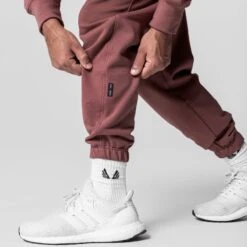 0655. Tech-Terry™ Oversized Sweats - Red Earth -Fashion Shop Red Earth Sweatpant Ankle