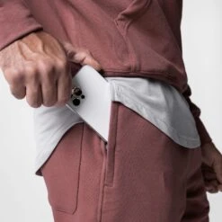 0655. Tech-Terry™ Oversized Sweats - Red Earth -Fashion Shop Red Earth Sweatpant Pocket