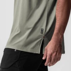 0822. AeroSilver® Oversized Tee - Sage -Fashion Shop SAGE OversizedTee3