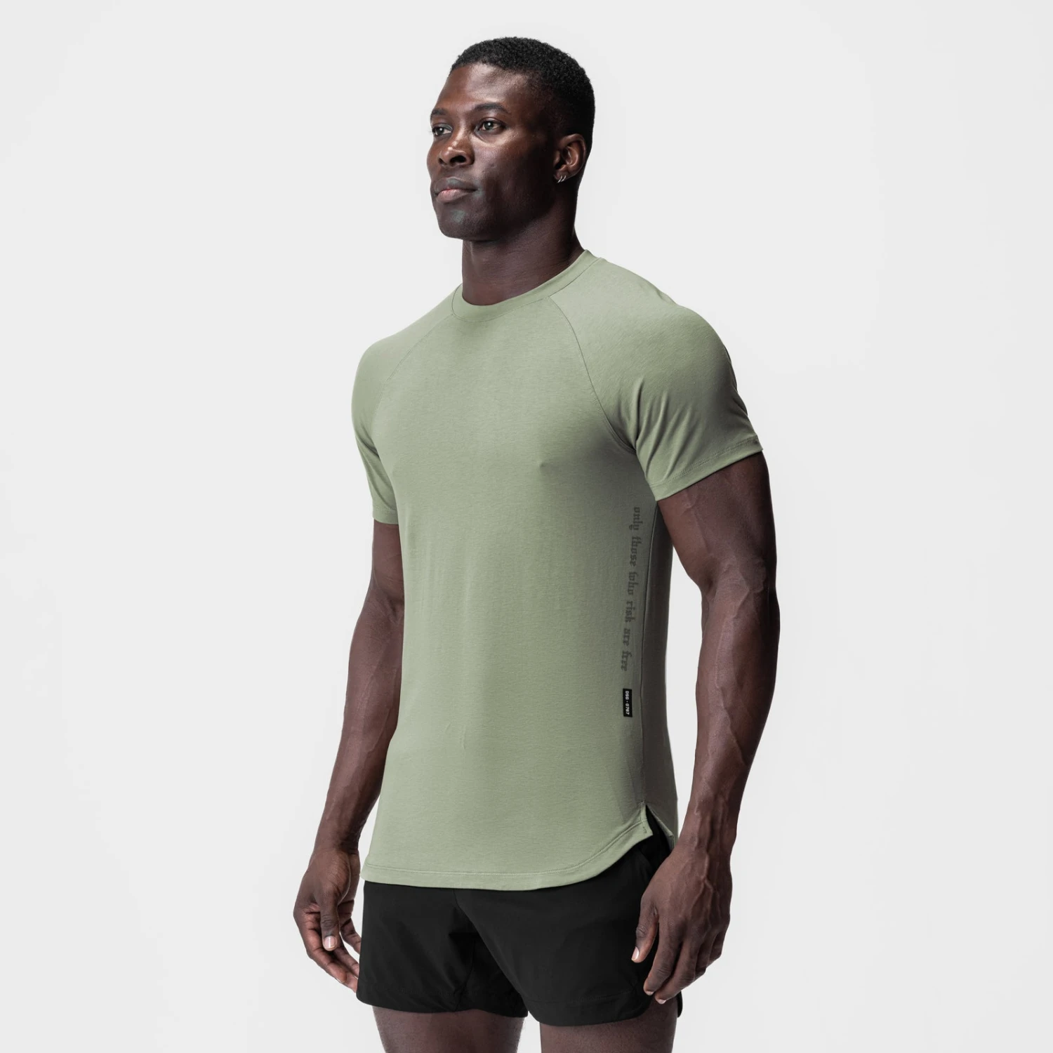 0767. Supima® Established Tee - Sage 4 0767. Supima® Established Tee - Sage - Image 2