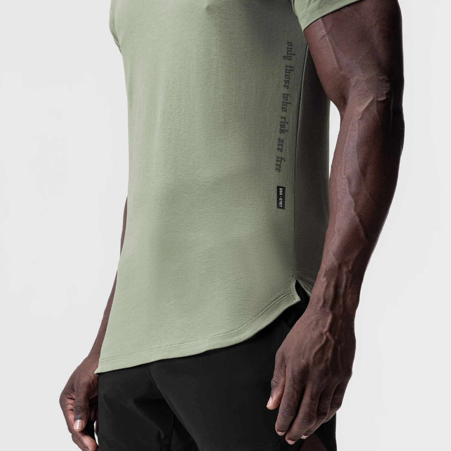 0767. Supima® Established Tee - Sage 7 0767. Supima® Established Tee - Sage - Image 5