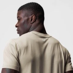 0923. Supima® Essential Tee - Sand Smoke -Fashion Shop SANDSMOKE Supima EssentialTee2