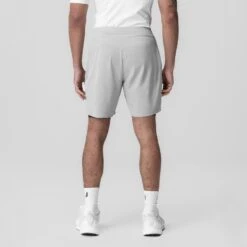 1028. Aerotex™ Bonded 7" Liner Short - Slate Grey -Fashion Shop SLATEGREY 1028 7 LinerShort 2 1