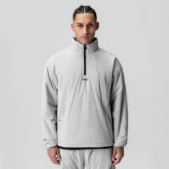 1056. Aerotex™ PrimaLoft® Quarter Zip - Slate Grey -Fashion Shop SLATEGREY 1056 Aerotex WindbreakerQuarterZip 1