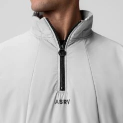 1056. Aerotex™ PrimaLoft® Quarter Zip - Slate Grey -Fashion Shop SLATEGREY 1056 Aerotex WindbreakerQuarterZip 3