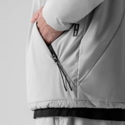 1056. Aerotex™ PrimaLoft® Quarter Zip - Slate Grey -Fashion Shop SLATEGREY 1056 Aerotex WindbreakerQuarterZip 7