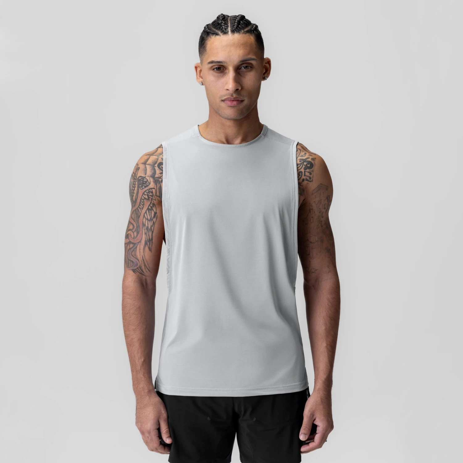 1061. Ice-Skin™ Muscle Tank - Slate Grey 4 1061. Ice-Skin™ Muscle Tank - Slate Grey - Image 2