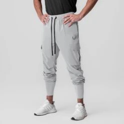 1099. Tetra-Lite® Ice Cargo High Rib Jogger - Slate Grey -Fashion Shop SLATEGREY TetraIce Cargo HiRibJogger