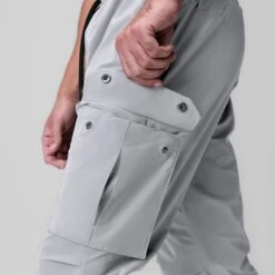 1099. Tetra-Lite® Ice Cargo High Rib Jogger - Slate Grey -Fashion Shop SLATEGREY TetraIce Cargo HiRibJogger2