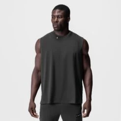 0807. Tech Essential™ Relaxed Cutoff - Space Grey/Black "Brush Wings/ASRV" -Fashion Shop SPACEGREY Black Wings Cutoff