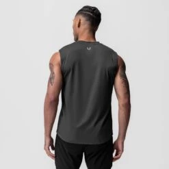 0757. AeroSilver® Cutoff Tank - Space Grey -Fashion Shop SPACEGREY CutoffTank1