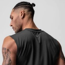 0757. AeroSilver® Cutoff Tank - Space Grey -Fashion Shop SPACEGREY CutoffTank2