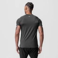 0918. AeroSilver® Fitted Tee - Space Grey -Fashion Shop SPACEGREY FittedTee1