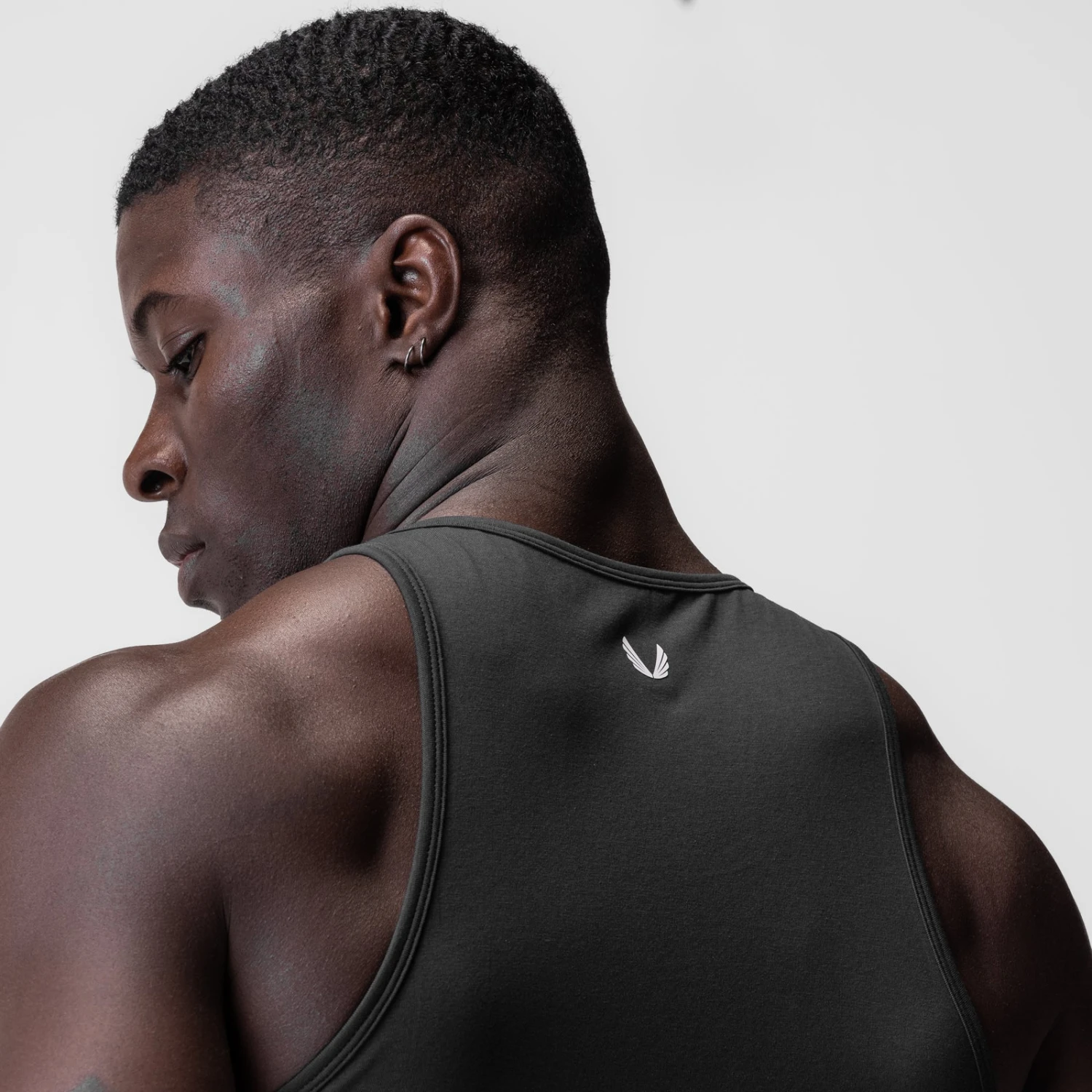 0924. Supima® Essential Slim Tank - Space Grey 6 0924. Supima® Essential Slim Tank - Space Grey - Image 4