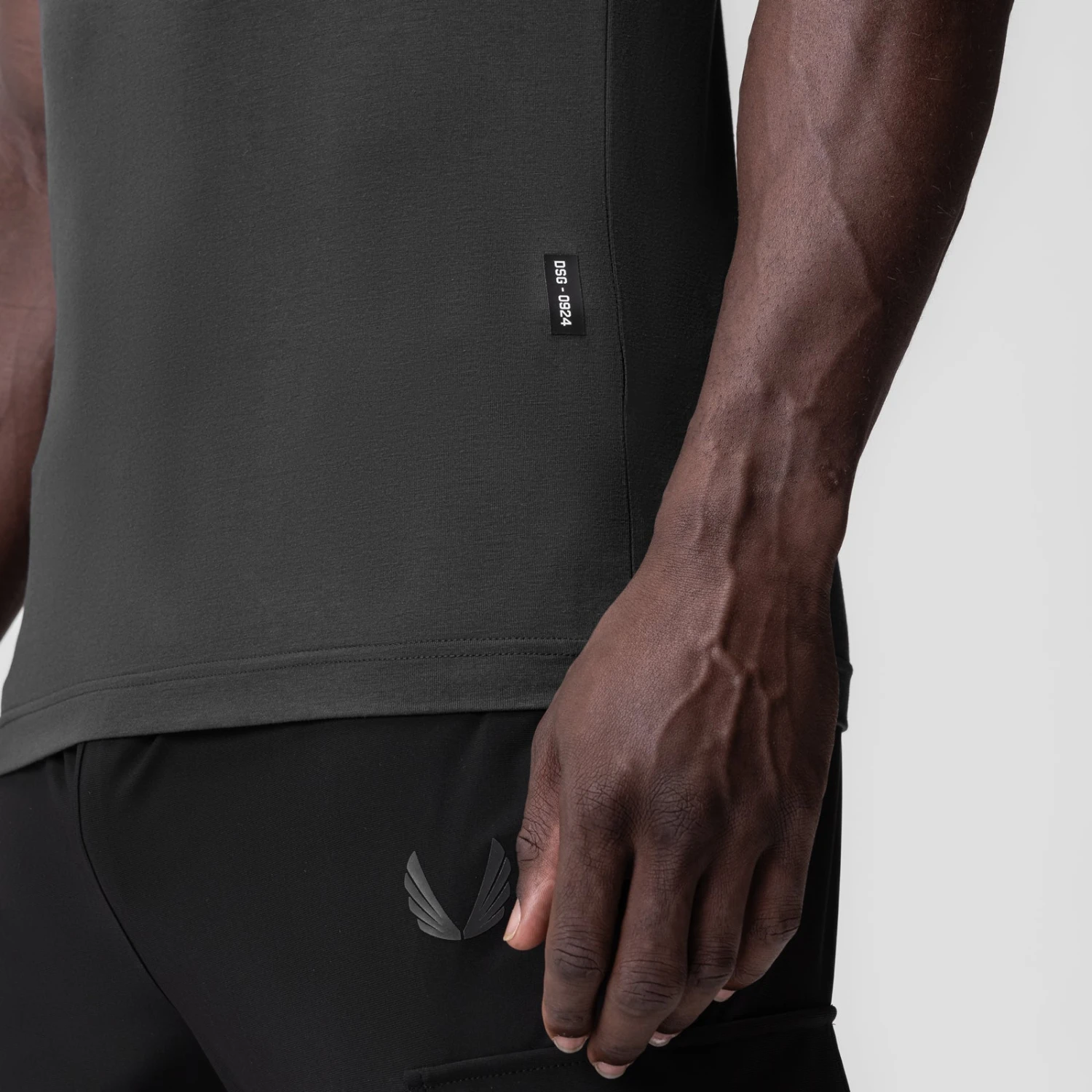 0924. Supima® Essential Slim Tank - Space Grey 7 0924. Supima® Essential Slim Tank - Space Grey - Image 5